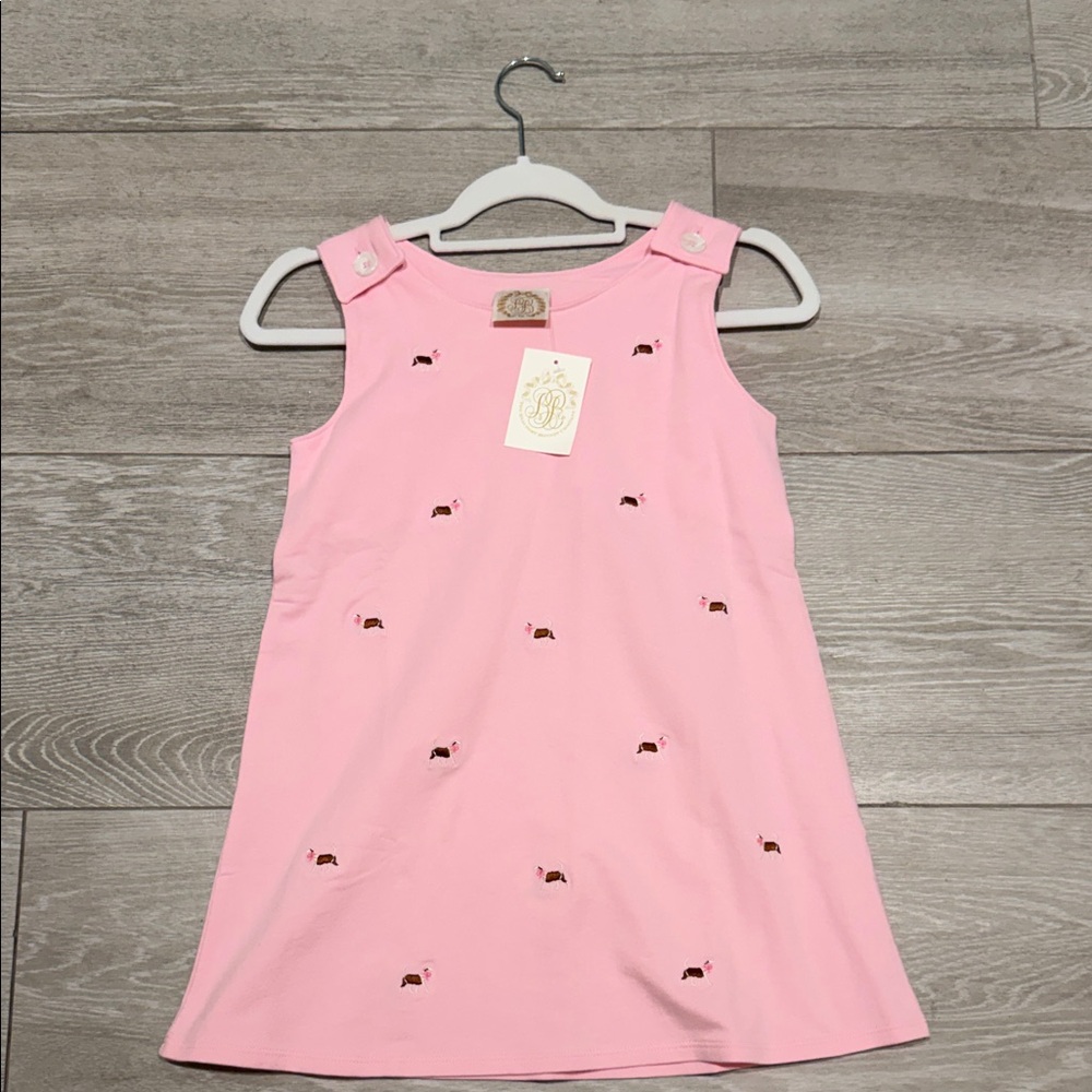 The Beaufort Bonnet Company Pink Embroidered Dress